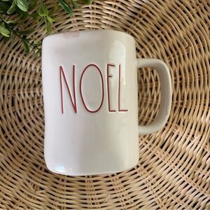 RAE DUNN NOEL LL Christmas Holiday Red Mug